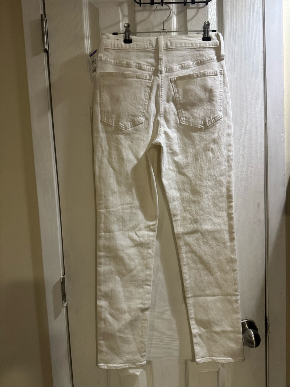 Madewell Jean Raw Hem White Denim Womens Size 23 Nwt - Picture 9 of 9